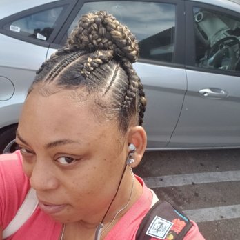 Braids By Kadi - Love this up do on me - Hair Stylists Near Me - Antioch, California