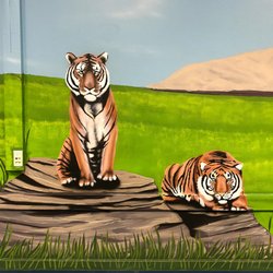 NISSI Artwork & Paint - toddler elementary school mural