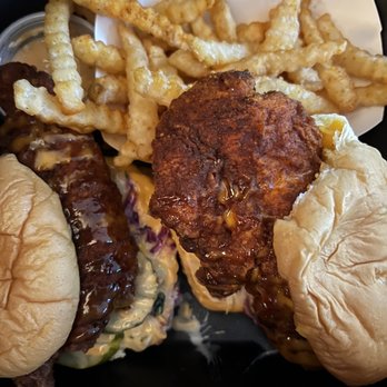 Dave's Hot Chicken - Dave's #2 2 Sliders w/ Fries - Chicken Shop Near Me - Lancaster, California