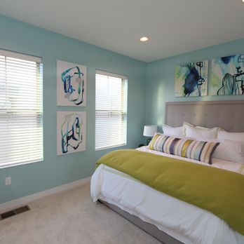 Ambiance Design - Guest room windows covered with Hunter Douglas Parkland Wood blinds. - Shades & Blinds Near Me - Blue Bell, Pennsylvania
