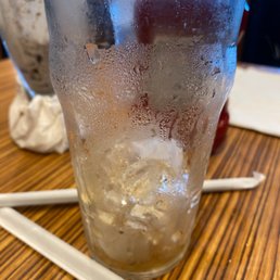 Only drink I had during my whole meal Only drink I had during my whole meal