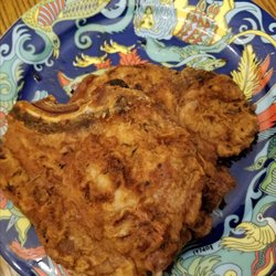 Kacey's Home Cooking Buffet - Fried pork chop. YUMMO!