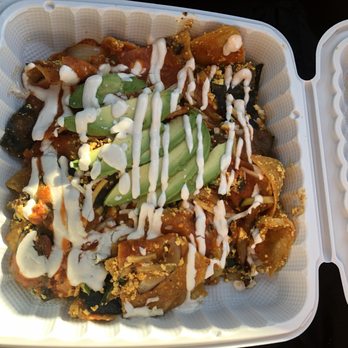 The Grain Cafe - Gluten Free Chilaquiles Breakfast - Pizza Near Me - Redondo Beach, California