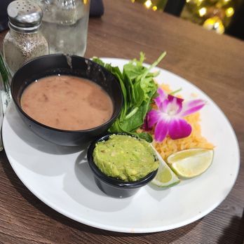 El Canton De La Patrona - Rice, beans, and guacamole for the molcajete - Mexican Near Me - Duarte, California