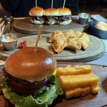 Fogo de Chão - Picanha Burger, Braised Beef Rib Sliders, Brazilian Empanadas, Crispy Parmesan Polenta Fries - Brazilian Near Me - Washington, DC, District of Columbia