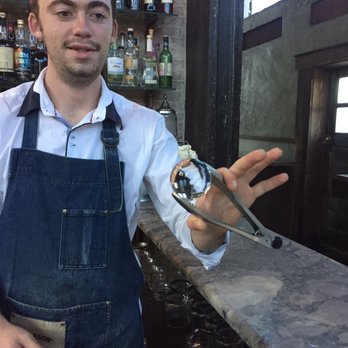 The Ice Plant - Nick and his magic ice balls - Cocktail Bars Near Me - St. Augustine, Florida