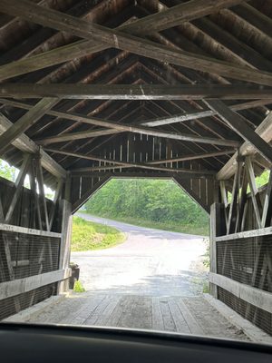 Historic Gold Brook Covered Bridge by null
