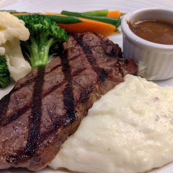 The Cannery Kitchen & Social - 6 oz steak with mash. - American Near Me - Toronto, Ontario The Cannery Kitchen & Social - 6 oz steak with mash. - American Near Me - Toronto, Ontario