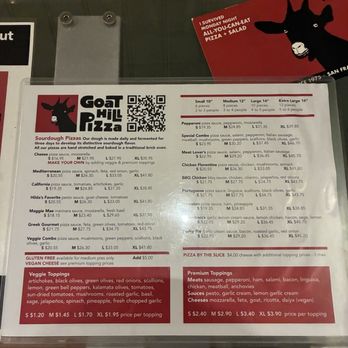 Goat Hill Pizza - Menu (10/2025) - Pizza Near Me - San Francisco, California