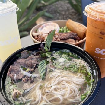 Saiga Vietnamese Eatery - Pho Noodle Soup Combination - Vietnamese Near Me - Irvine, California
