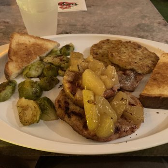 Foxy's Cafe - Pork chops with apple sauce - Pizza Near Me - Treasure Island, Florida