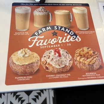 Parlor Doughnuts - Seasonal items -- September 2026 - Donuts Near Me - New Albany, Indiana