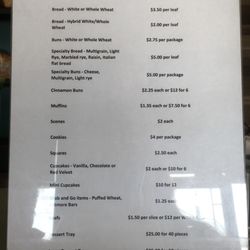 Blake's Bakery - Prices & ordering info