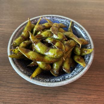 Kazzan Ramen & Bar - Black Pepper Edamame for $5.40 - Ramen Near Me - Houston, Texas Kazzan Ramen & Bar - Black Pepper Edamame for $5.40 - Ramen Near Me - Houston, Texas