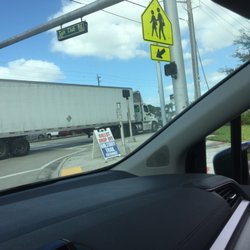 Palm Beach County Supervisor of Elections - Main Office - Ballot Drop Off sign on the corner of Military Tr and Gun Club Road.