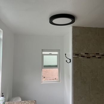 Hire A Hubby Handyman - Bathroom renovation! Patch drywall, paint, install lighting fixture - Handyman Near Me Hire A Hubby Handyman - Bathroom renovation! Patch drywall, paint, install lighting fixture - Handyman Near Me