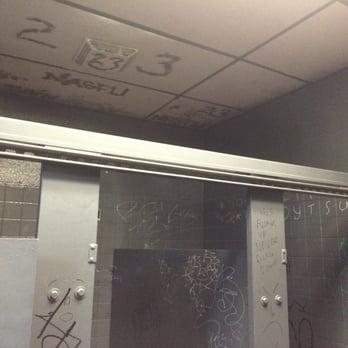 The Grand - The men's restroom is "decorated" in ways reminiscent of The Warriors or Escape From New York. - Pool Halls Near Me - Austin, Texas The Grand - The men's restroom is "decorated" in ways reminiscent of The Warriors or Escape From New York. - Pool Halls Near Me - Austin, Texas