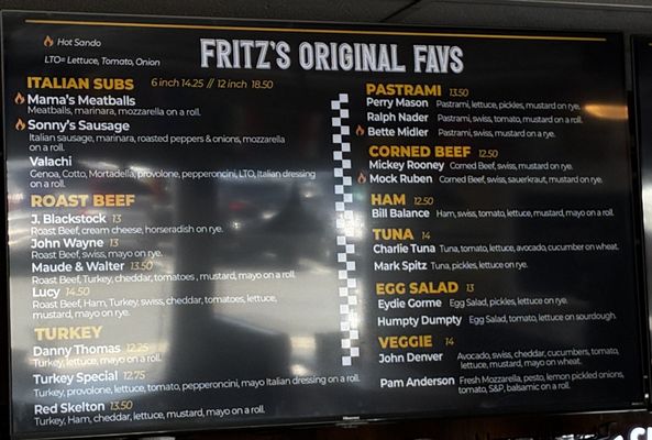 Menu photo 2 Fritzankotters Huntington Beach, CA Menu photo 2 Fritzankotters Huntington Beach, CA