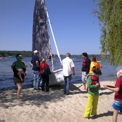 SailLaser Berlin - SailLaser Berlin: BAHIA_Jolle am Strand