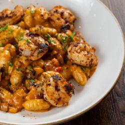 Strong Waters Craft Cocktails & Kitchen - Shrimp & Grits