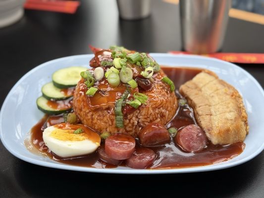 Khao Moo Dang by null