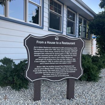 Ann's Italian Restaurant - Outside and the story of Ann's History. - Italian Near Me - Hales Corners, Wisconsin