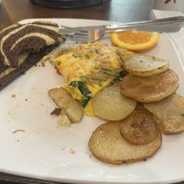 Veggie Omelette so hungry I almost forgot to snap the shot!