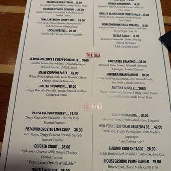 Treehouse Seaside Grill - Dinner menu - Bars Near Me - Winter Harbor, Maine Treehouse Seaside Grill - Dinner menu - Bars Near Me - Winter Harbor, Maine