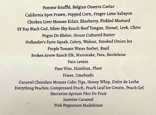 Menu photo 8 Chez TJ Mountain View, CA