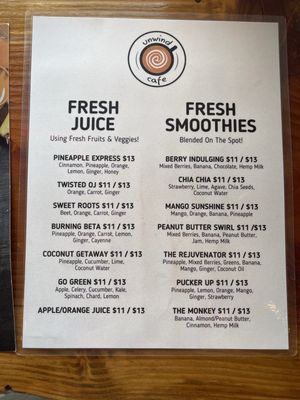 Menu photo 2 Unwind Cafe Seattle, WA