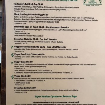 Café Temple - Cafes Near Me - Galway, G