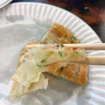Today Food - Flaky and slightly chewy green onion pancakes. Good! - Chinese Near Me - San Francisco, California Today Food - Flaky and slightly chewy green onion pancakes. Good! - Chinese Near Me - San Francisco, California