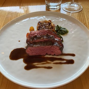 Backyard Farm Chef's Table - Beef bavette with onion bacon tatin - Canadian (New) Near Me - Oliver, British Columbia Backyard Farm Chef's Table - Beef bavette with onion bacon tatin - Canadian (New) Near Me - Oliver, British Columbia
