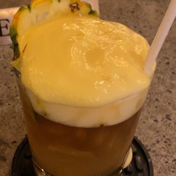 Monkeypod Kitchen - The delicious Monkeypod Mai Tai. The honey-lilikoi foam MAKES this drink! - New American Near Me - Lahaina, Hawaii