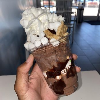 Creamistry - "S'mores Creation" (what I got) - Desserts Near Me - Cerritos, California