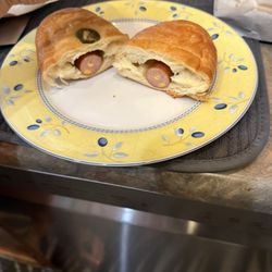 Bosa Donuts - Sausage cheese croissant. I can barely see the cheese.