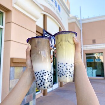 Formosa Aroma - Golden Pheonix Oolong MT w Boba & Jasmine Green MT w Boba (IG: @eatsbykatiemei) - Bubble Tea Near Me - Alhambra, California
