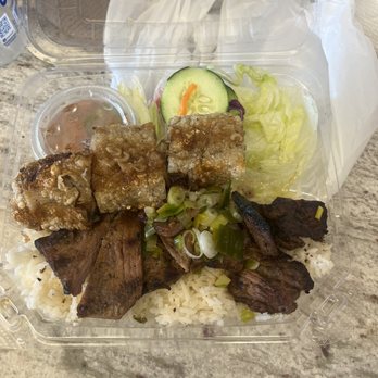 Tú Lan - 24. Rice & Imperial Rolls with Pork Kebab Combo Plate - Vietnamese Near Me - San Francisco, California