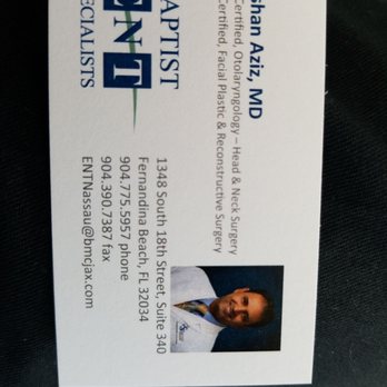 Baptist ENT Specialists - Ear Nose & Throat Near Me - Fernandina Beach, Florida