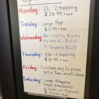 Pizza Factory - Special of the week - Pizza Near Me - Hughson, California