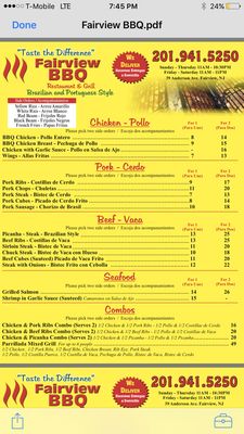 Menu photo 5 Fairview BBQ Fairview, NJ