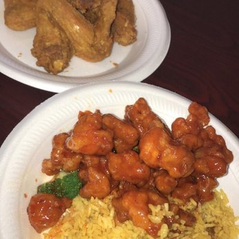 China House - Orange Chicken w\fried rice and Fried Chicken Wings - Chinese Near Me - Perry, Georgia China House - Orange Chicken w\fried rice and Fried Chicken Wings - Chinese Near Me - Perry, Georgia