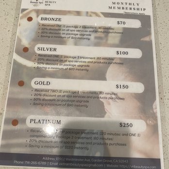 VN Beauty Spa - Monthly memebership - Skin Care Near Me - Garden Grove, California VN Beauty Spa - Monthly memebership - Skin Care Near Me - Garden Grove, California