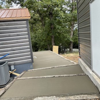 TNT Landscape Services - New concrete walkway. - Masonry/Concrete Near Me TNT Landscape Services - New concrete walkway. - Masonry/Concrete Near Me