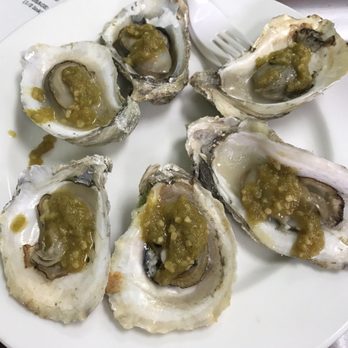 Cajun Crawfish - Grilled oysters with scallions and garlic butter - Cajun/Creole Near Me - Houston, Texas Cajun Crawfish - Grilled oysters with scallions and garlic butter - Cajun/Creole Near Me - Houston, Texas