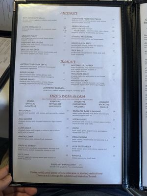 Menu photo 1 Enzo's Bronx, NY Menu photo 1 Enzo's Bronx, NY