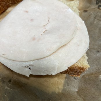 Panera Bread - 2 pieces of turkey - Sandwiches Near Me - Millbrae, California
