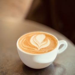 Brewing Market Coffee - Almond milk mocha.