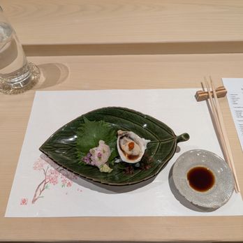 Kabuto - Sashimi ft. kushi oyster and fluke muscle fin - Sushi Bars Near Me - Las Vegas, Nevada