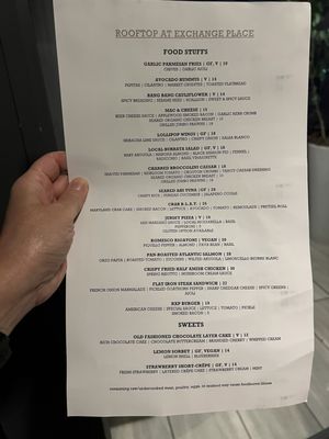 Menu photo 3 RoofTop at the Exchange Place Jersey City, NJ Menu photo 3 RoofTop at the Exchange Place Jersey City, NJ